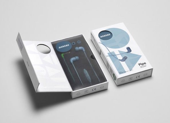 耳机包装 平面设计 包装盒 电子产品包装